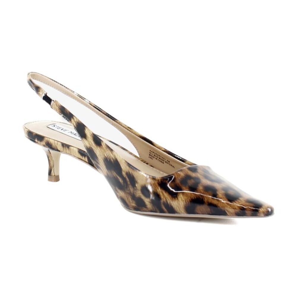 Steve Madden Animal Print Slingback Heels